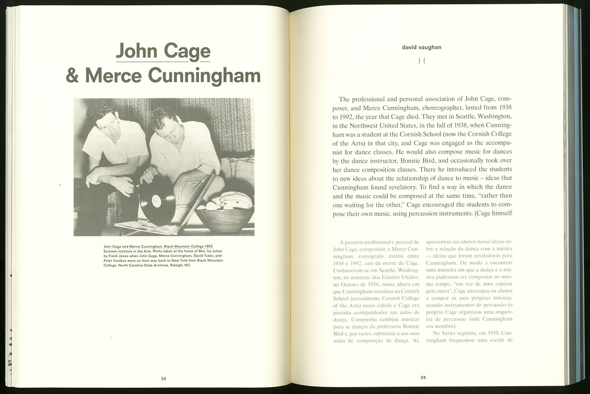 magazine arts Theatre visual arts  literature bilingual John Cage matisse  Performing Arts José Mário Branco Merce Cunningham