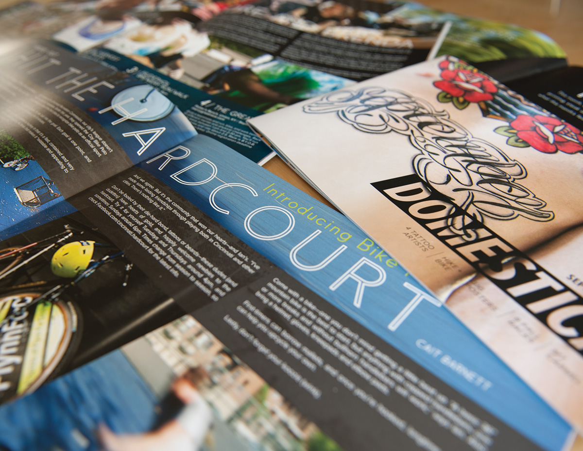 Adobe Portfolio local  cincinnati  Magazine   publication  story   print  brochure Layout creative life-style