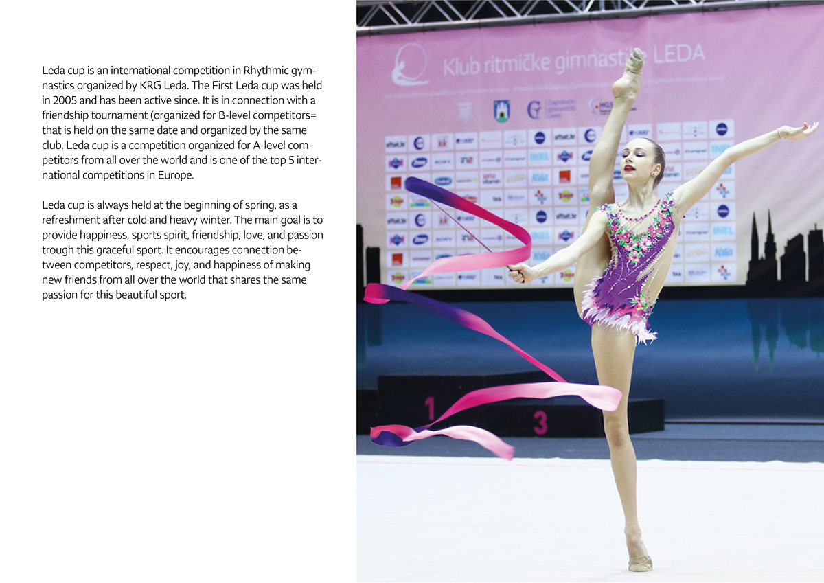 visual identity rhythmic gymnastic sports graphic design 
