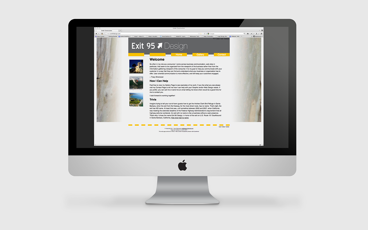 Exit 95 Design web site portfolio site