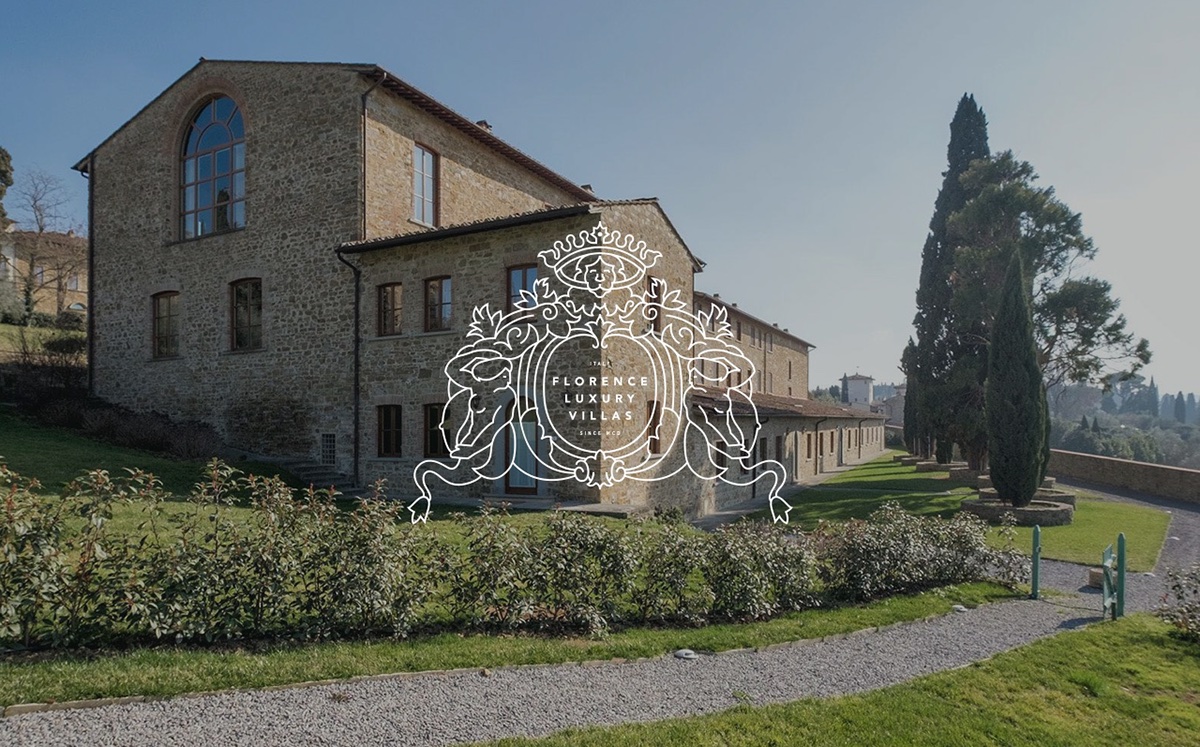 logo heraldic luxury Villas Tuscany Italy italia toscana firenze Florence