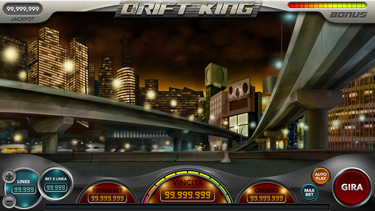 game Slots drift mobile JDM online casino JackPot CapeCod Italy slot car race car drifting Fast n Furious