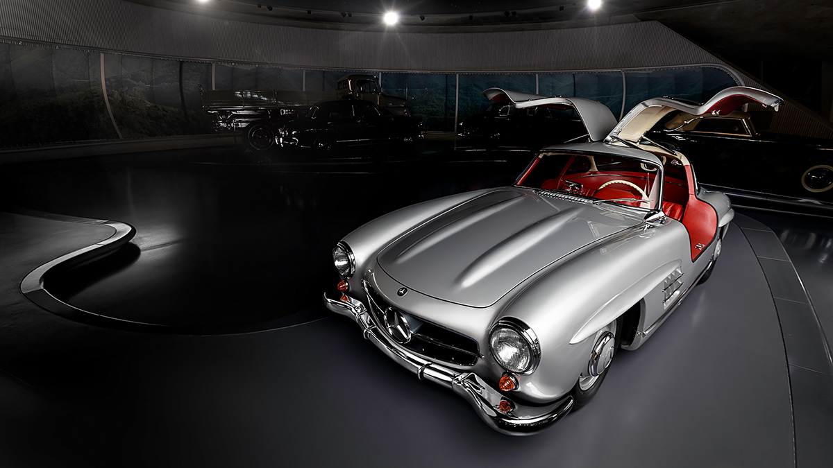 mercedes Benz mercedes-benz museum stuttgart Classic sportscars stars