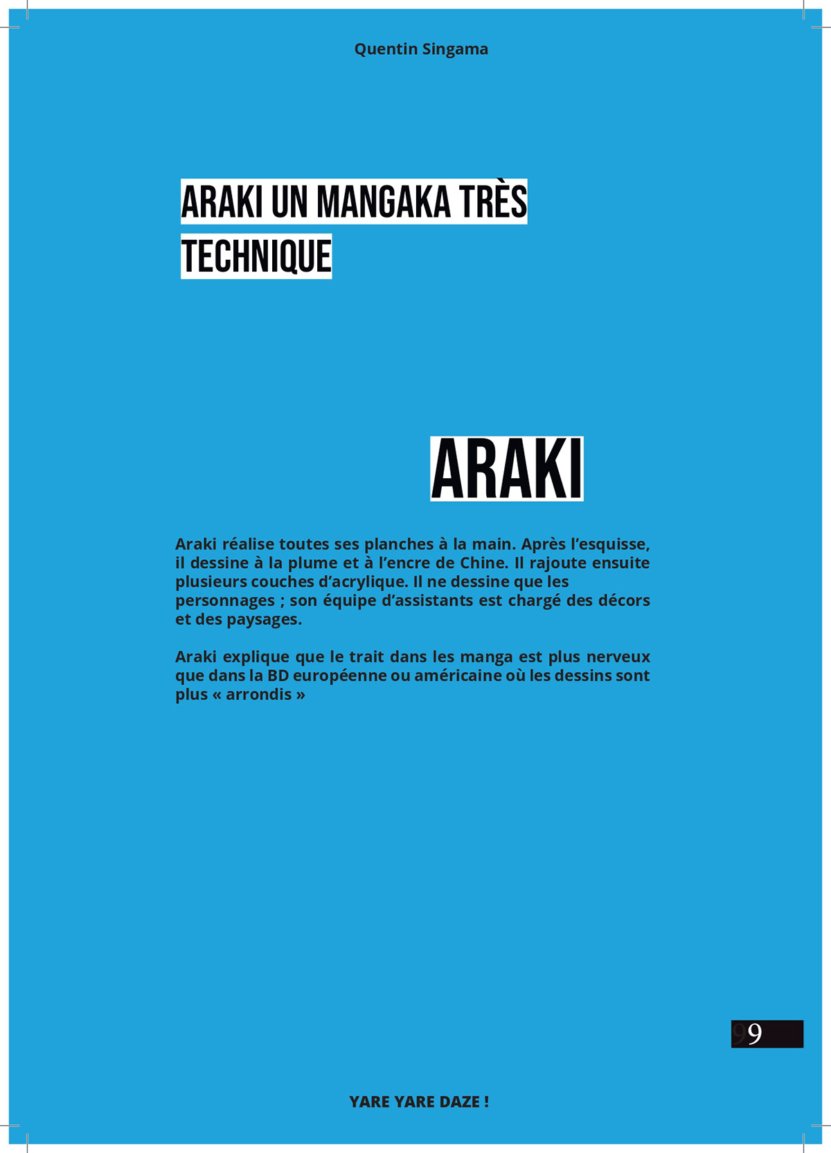 Projet E Book Araki