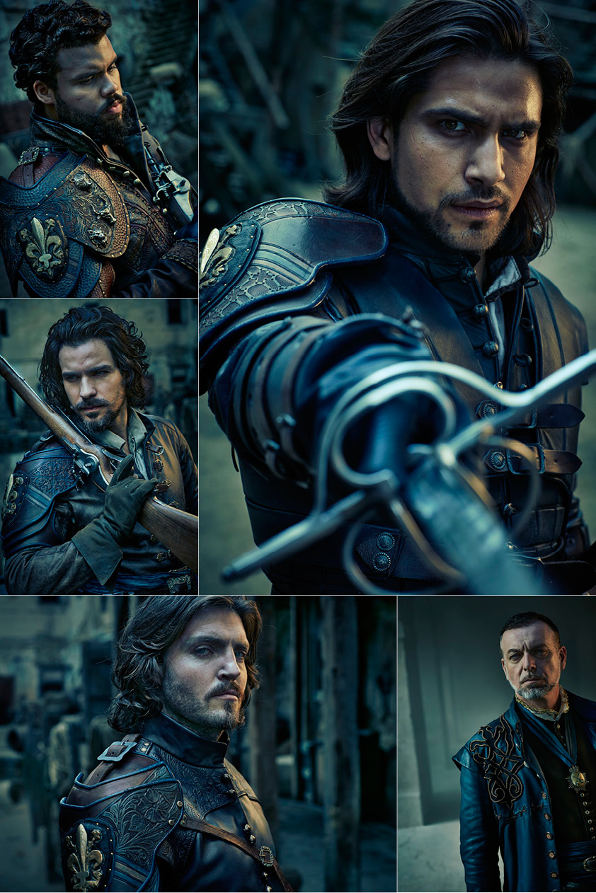 musketeers BBC bbc one television broadcast publicity key art