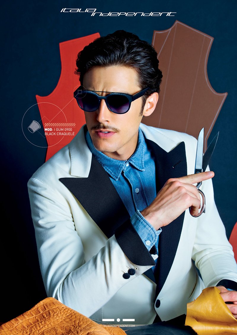 print ADV campaign italia tricolore sartoriale made in italy Creativity conceptual Sunglasses
