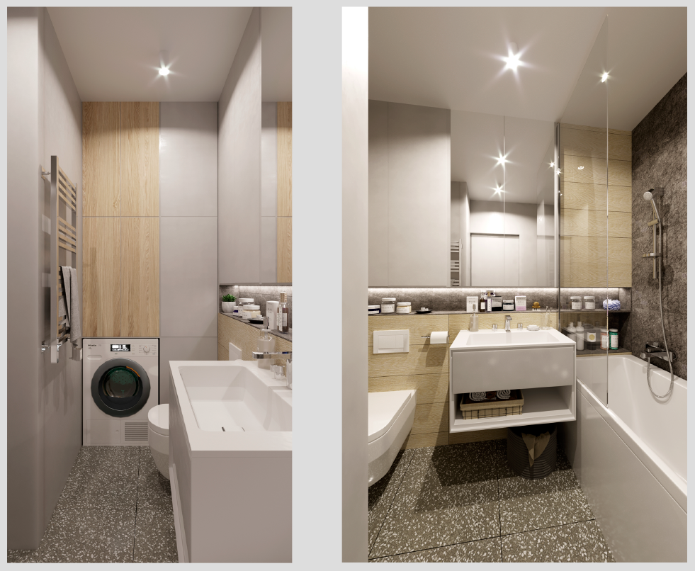 Interior interiordesign livingroomdesign privatespace smallapartmant studio visualization bathroomdesign