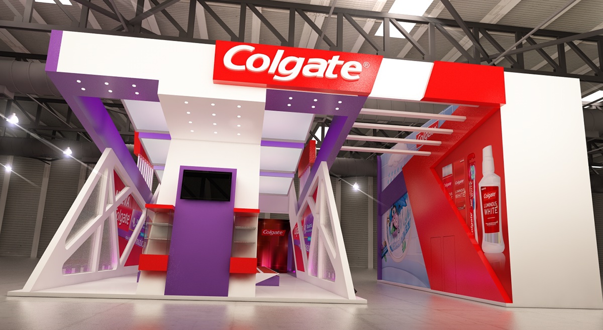 colgate exhibit booth Stand AMIC booth