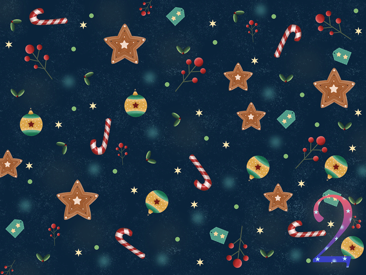 Christmas December design Digital Art  Drawing  ILLUSTRATION  Jolly Merry Christmas Santa Claus winter