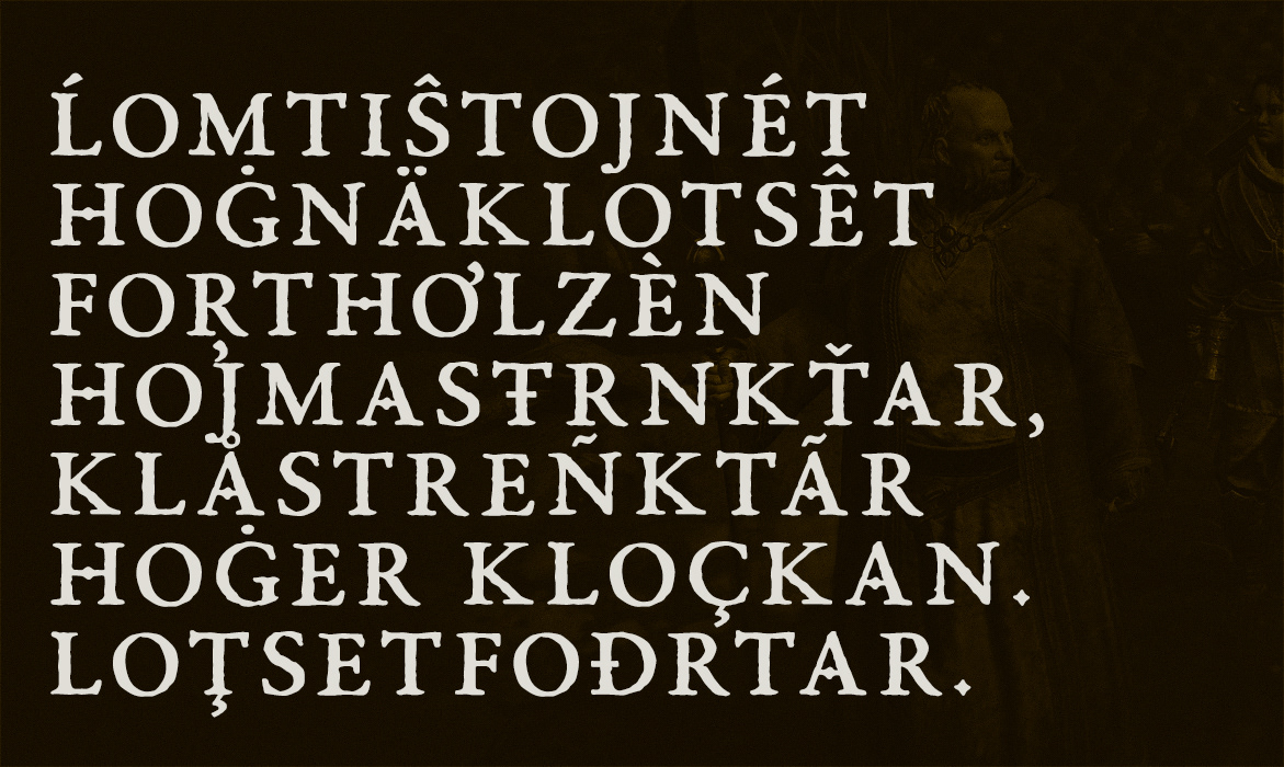 type design typography   Graphic Designer font diablo Diablo IV Diablo 4 Fenris Fernando blizzard entertainment