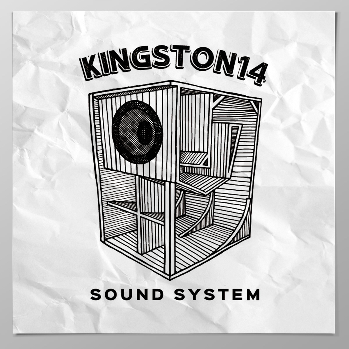 graphic design  ILLUSTRATION  ilustracion kingston14 scoop sound system