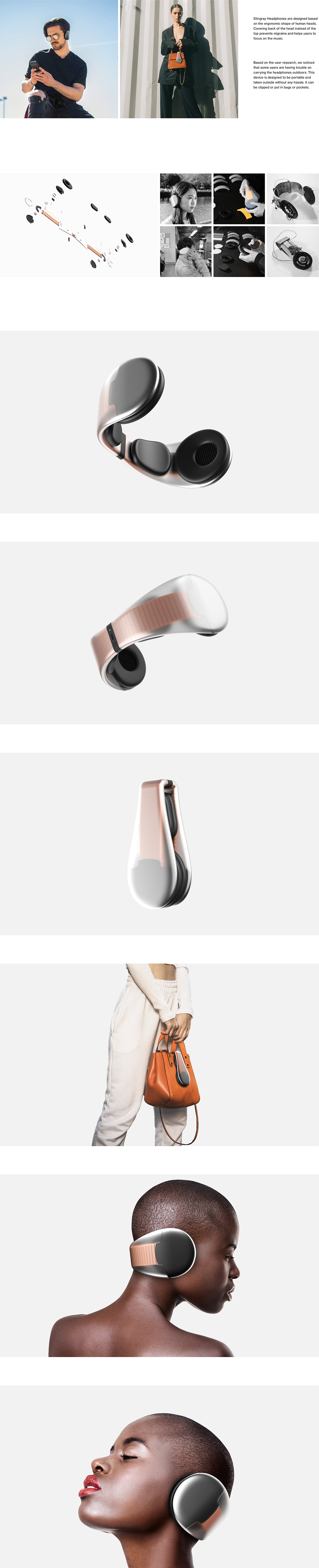 3D design headphone design headphones industrial industrial design  modern product product design  Render