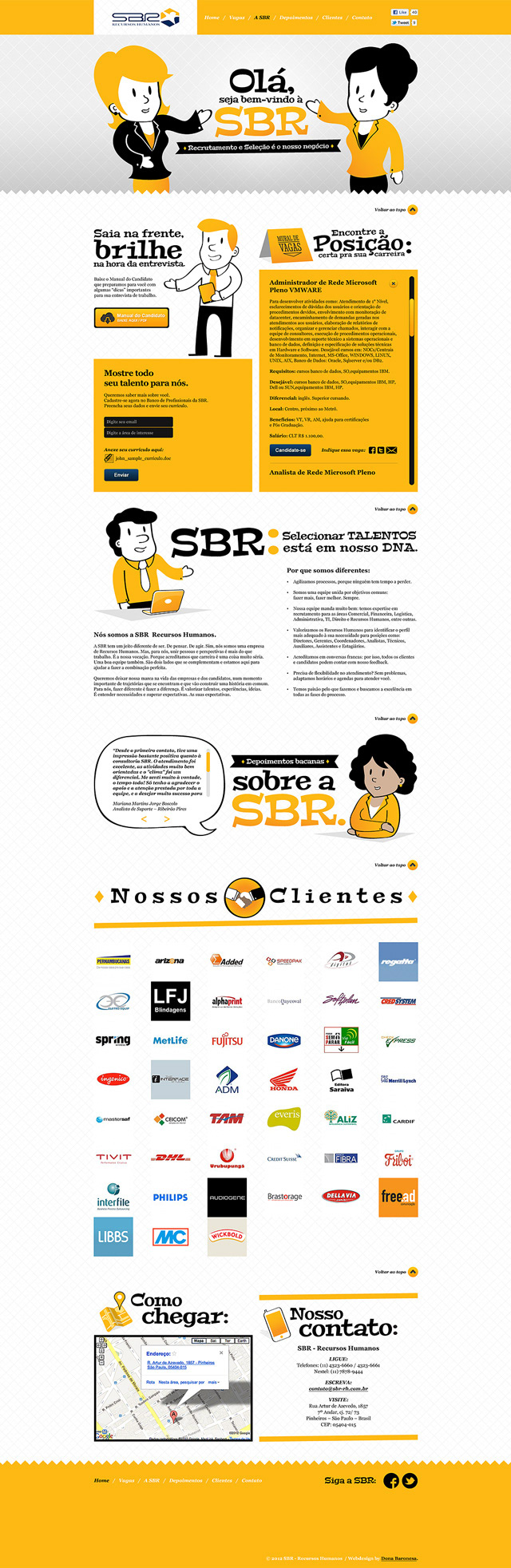 sbr human resources Web site Dona baronesa