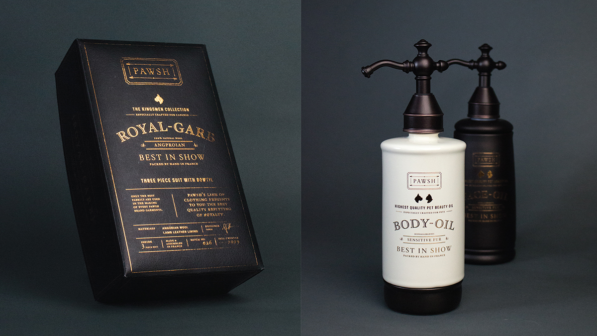 graphic design Packaging typography Pet branding