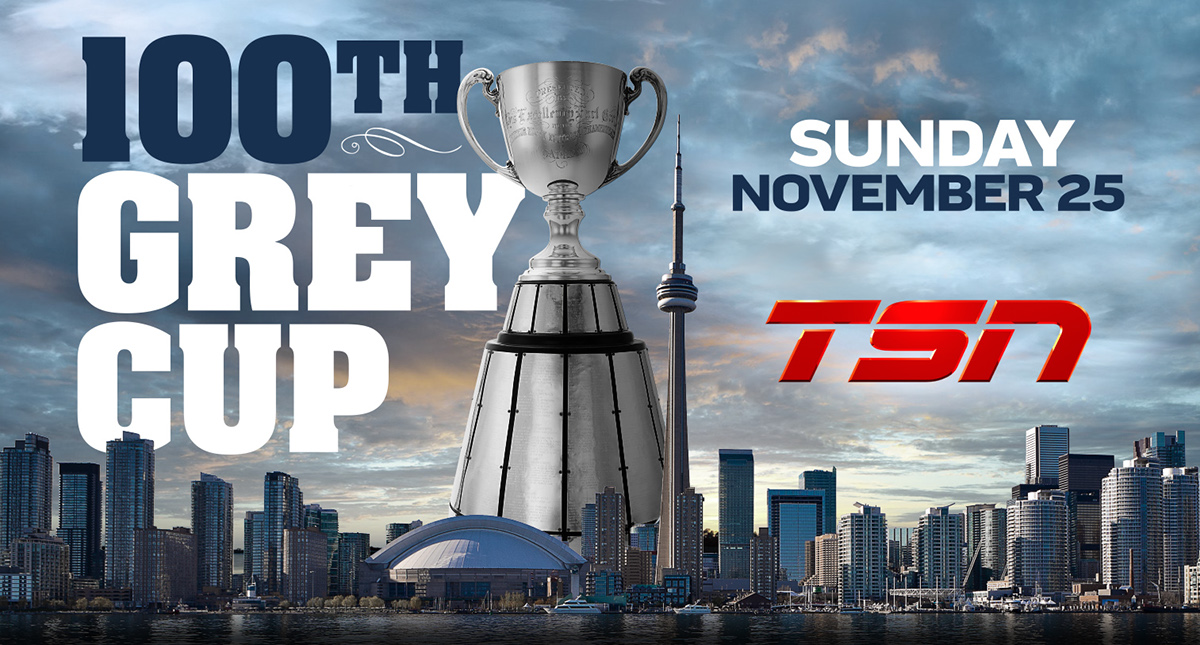 tsn Outdoor posters grey cup cfl football Canadian Toronto Championship sports trophy
