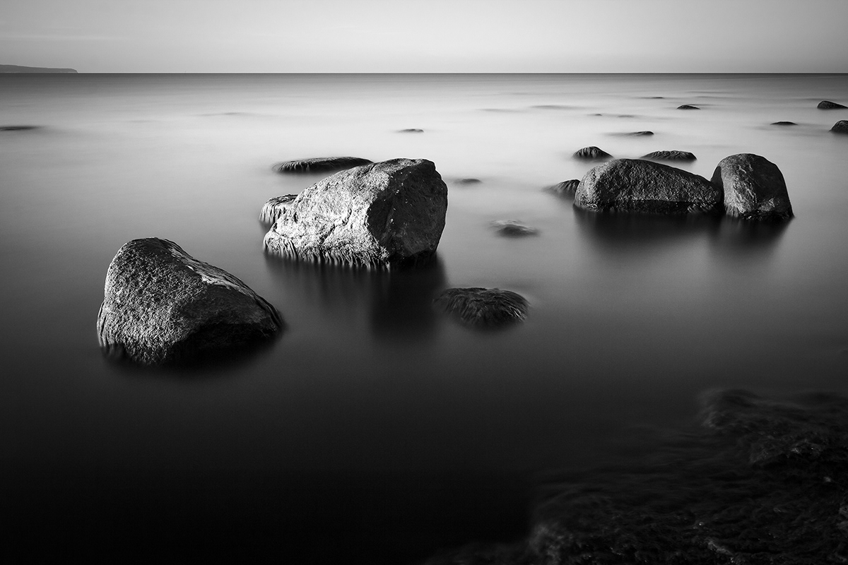 baltic sea Ostsee longtime exposure langzeitbelichtung seascape Landscape Landschaft Black&white schwarz/weiss