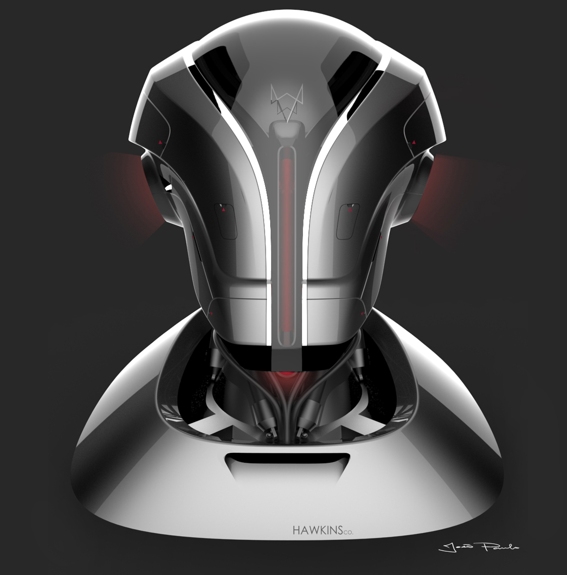 helmetchallenge design robot concept art concept model Alias 3D StrangerThings demogorgon