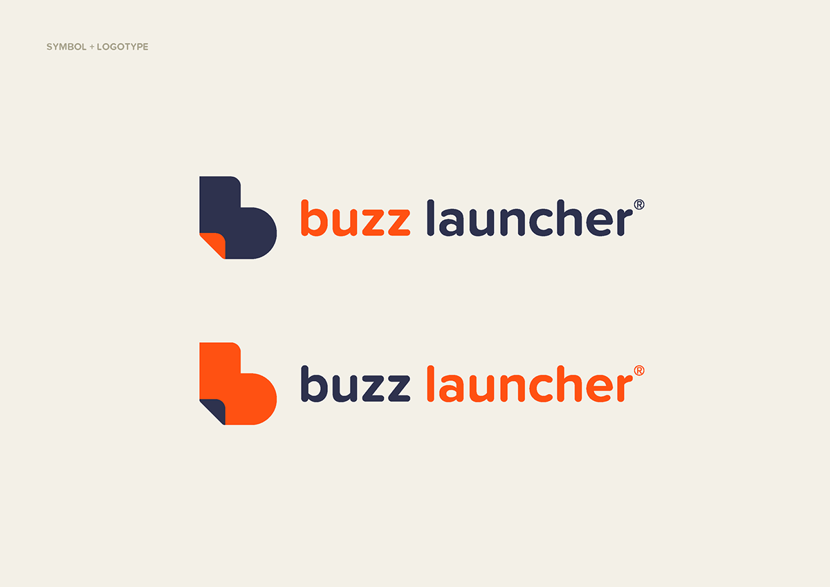 buzzlauncher android ux bx brand ikaella socks symbol reddot app identity logo poster Icon mobile