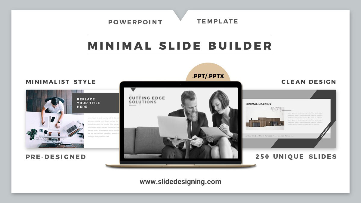 Powerpoint presentation template Keynote graphic infographic slide design marketing   minimal