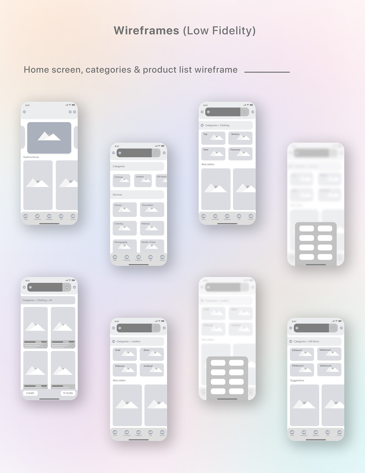 UI/UX ui design UX design Figma app design Weddingapp Case Study UI UX Case study