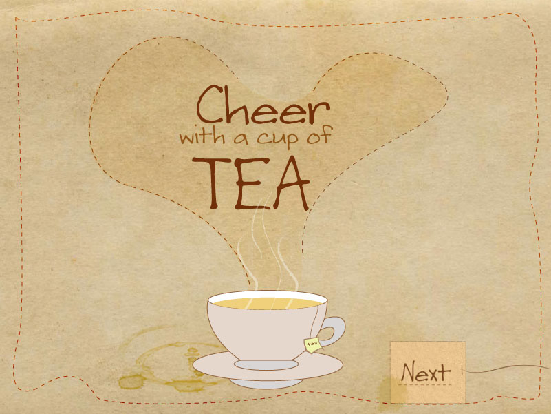 cheer  WITH  a cup of tea breakup discovery