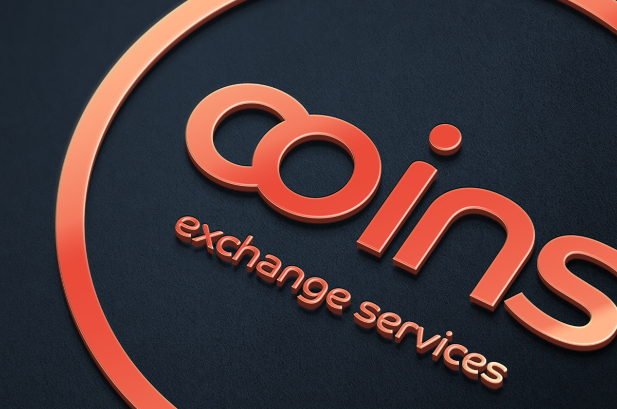 coins exchange logo Logo Design tarek alzeeny brand