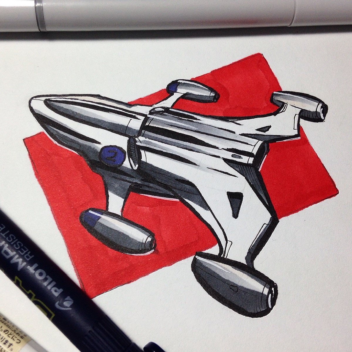 sketchbook sketch spaceship ship vehicles airplane Space 