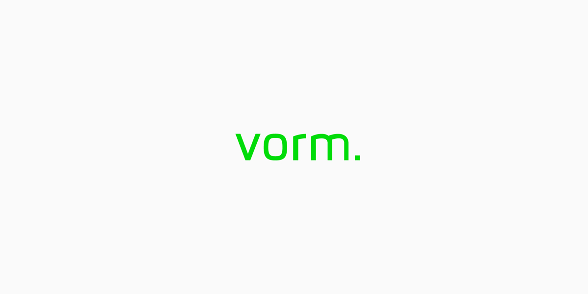 VORM logo brand corporate