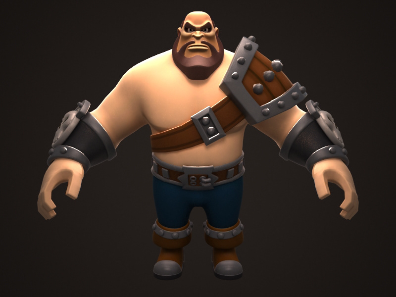 mid-poly Character 3D