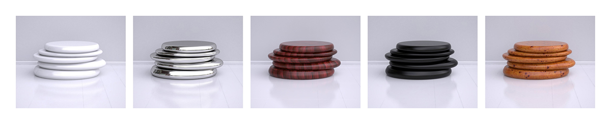 Adobe Portfolio Stack'd stacked stones riverstone table pedestal zen wood