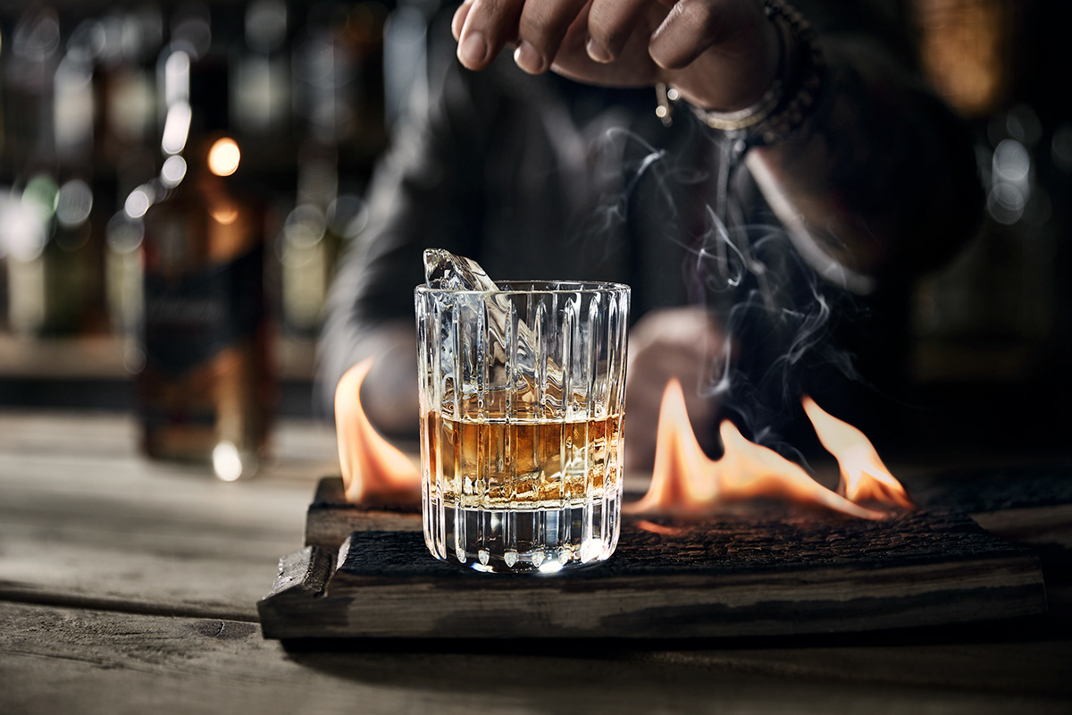 Adobe Portfolio Whisky cocktail cocktails scotch scotland ballantines hard fired ballantine's