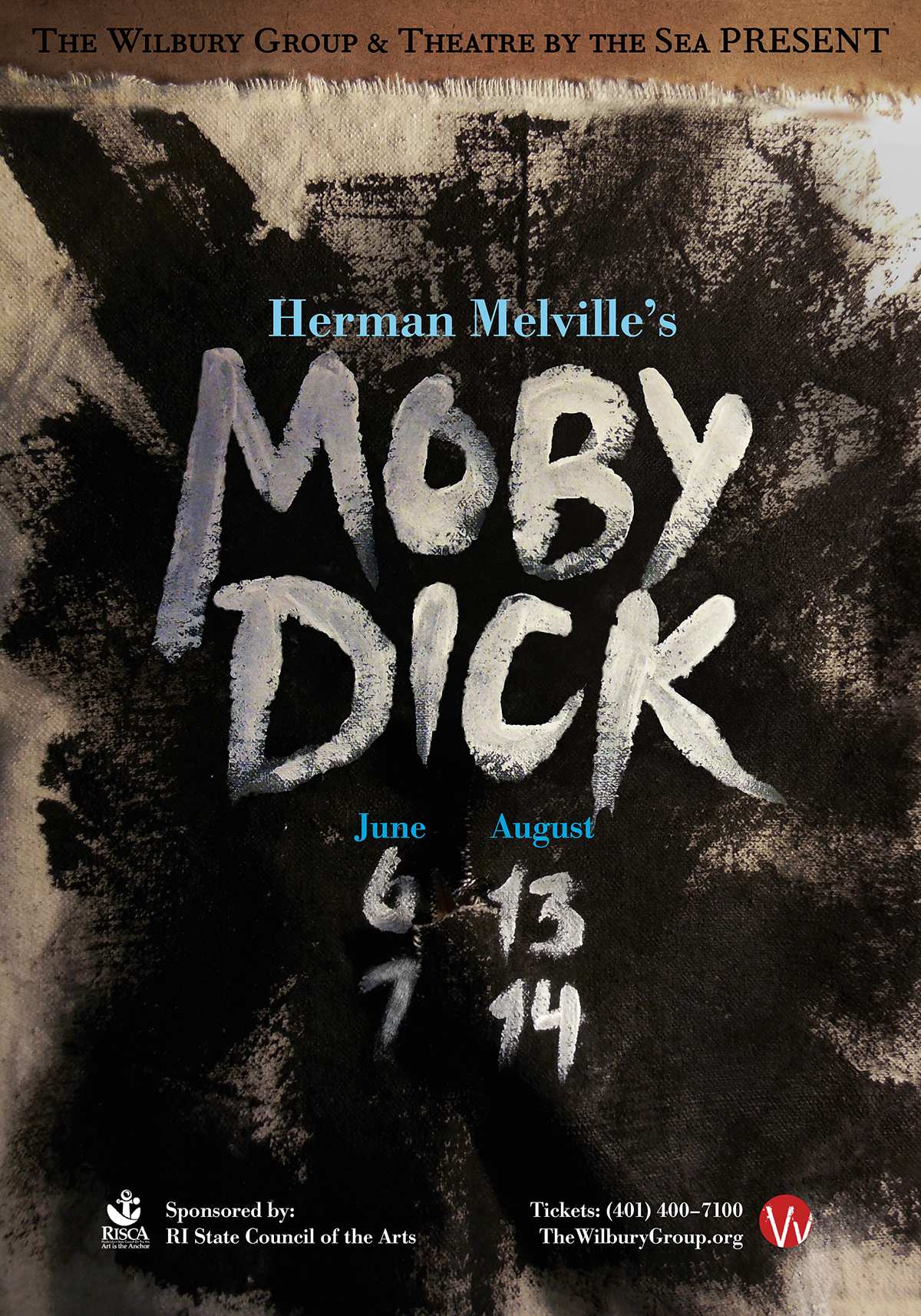 poster Moby Dick Red Rover experimental