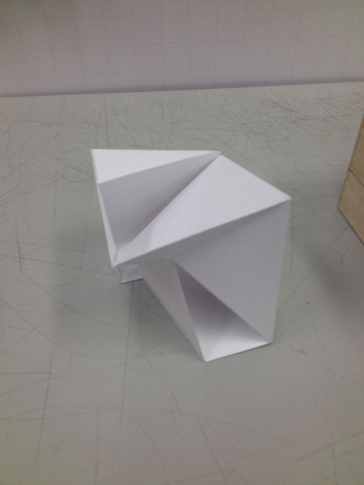origami  light concrete chapel folds spain