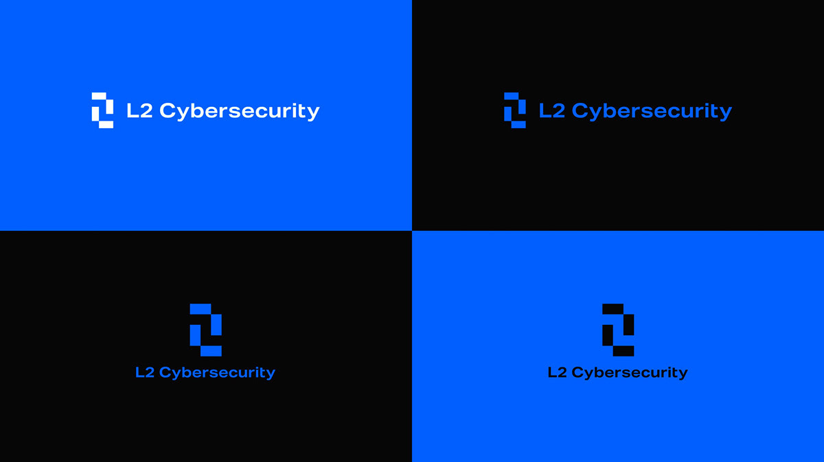 connection cybersecurity l2 Technology Logo Design brand identity Logotype Brand Design visual identity graphic design 