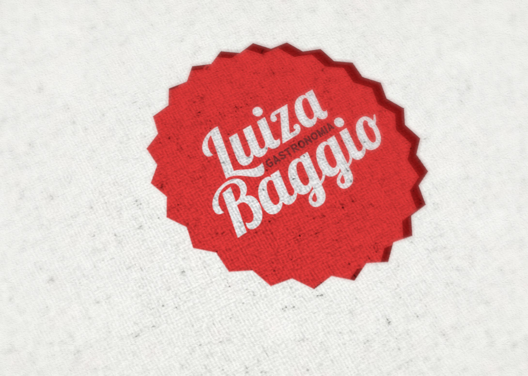 Luiza Baggio Food  gastronomy business card tag