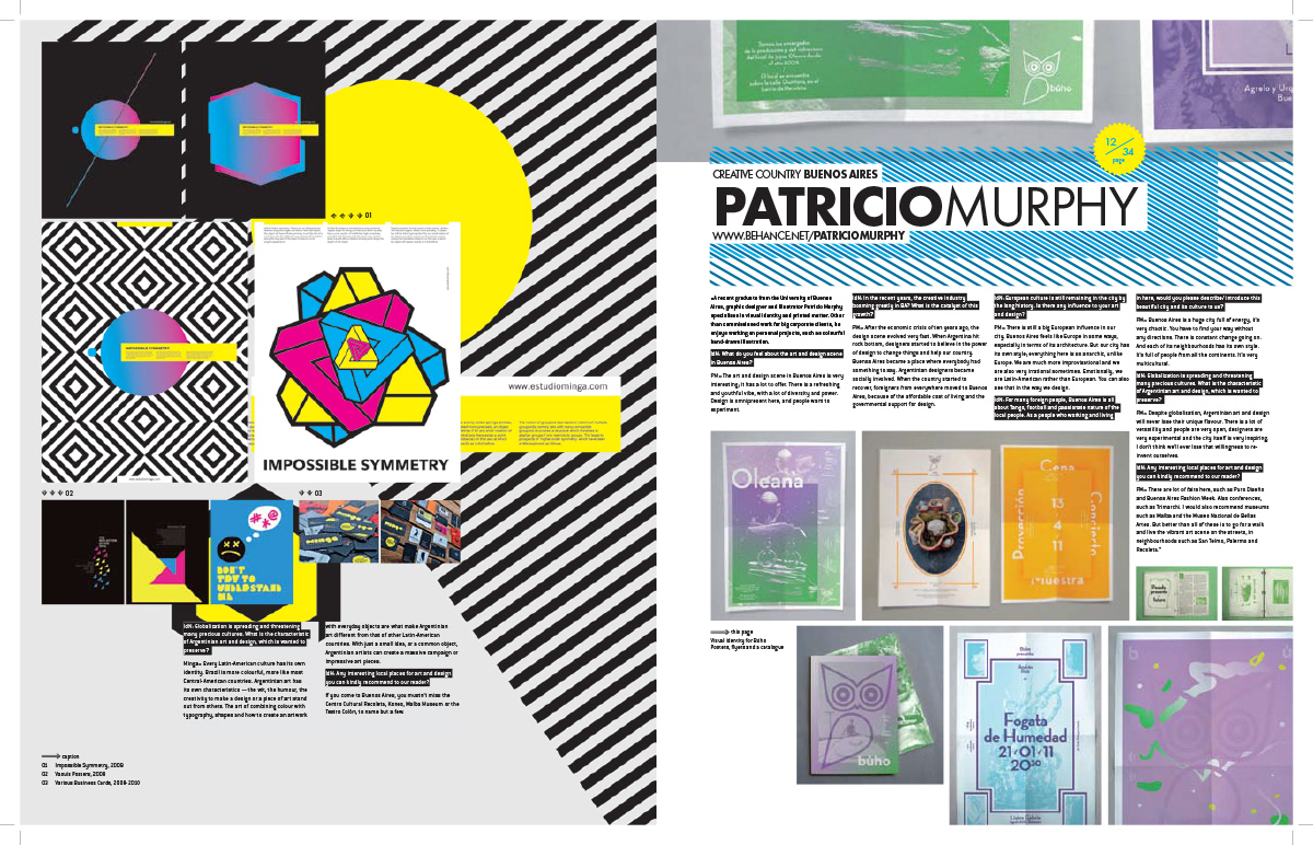 IdN magazine print graphic editorial design Layout direction grid paper