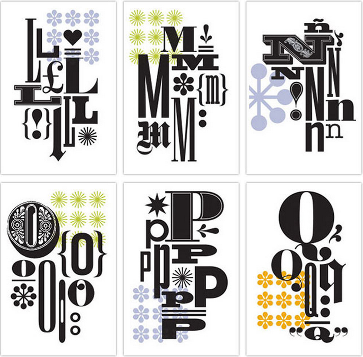 poster Poster Design alphabet typographic poster mark and graham