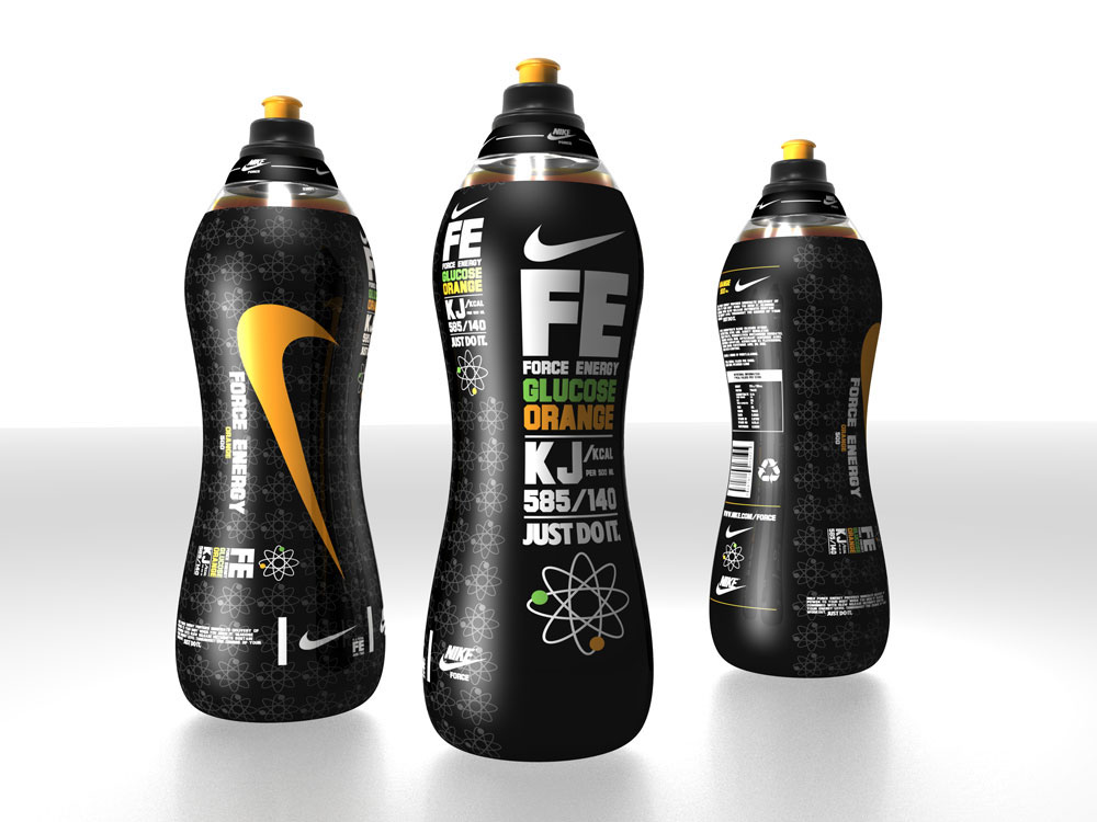 Nike drink force Force drink black sports sport flavour muscle power speed tennis Boxing football soccer