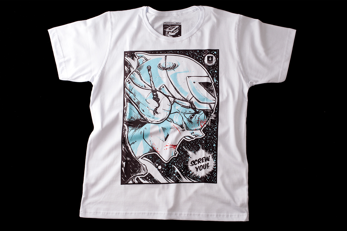t-shirt astronaut Space  T-Shirt Design moda Fashion  dionochner ILLUSTRATION 