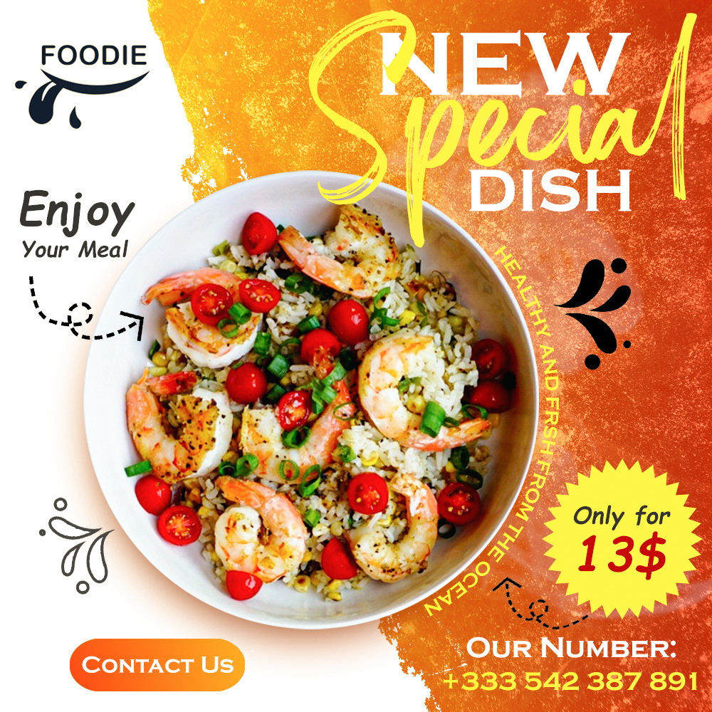 Food  shrimp seafood restaurant Graphic Designer Social media post marketing   Socialmedia design Advertising 