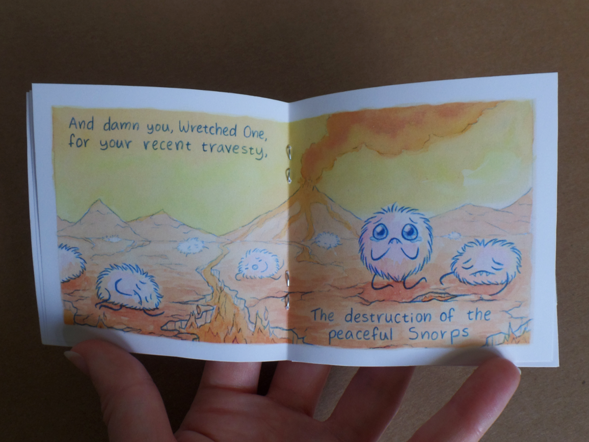 comics Minicomic Zines aliens artist's book book design