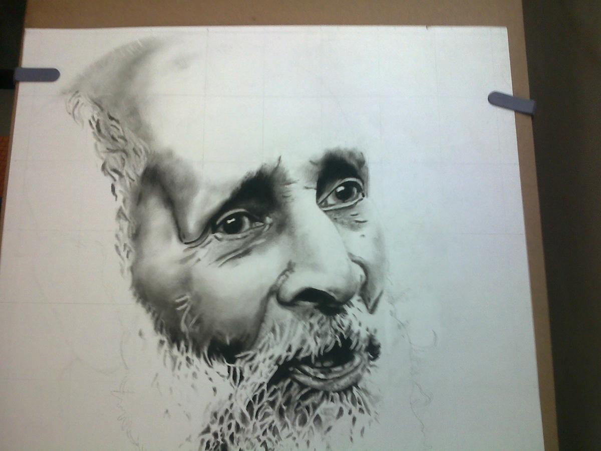 Charcoal Painting