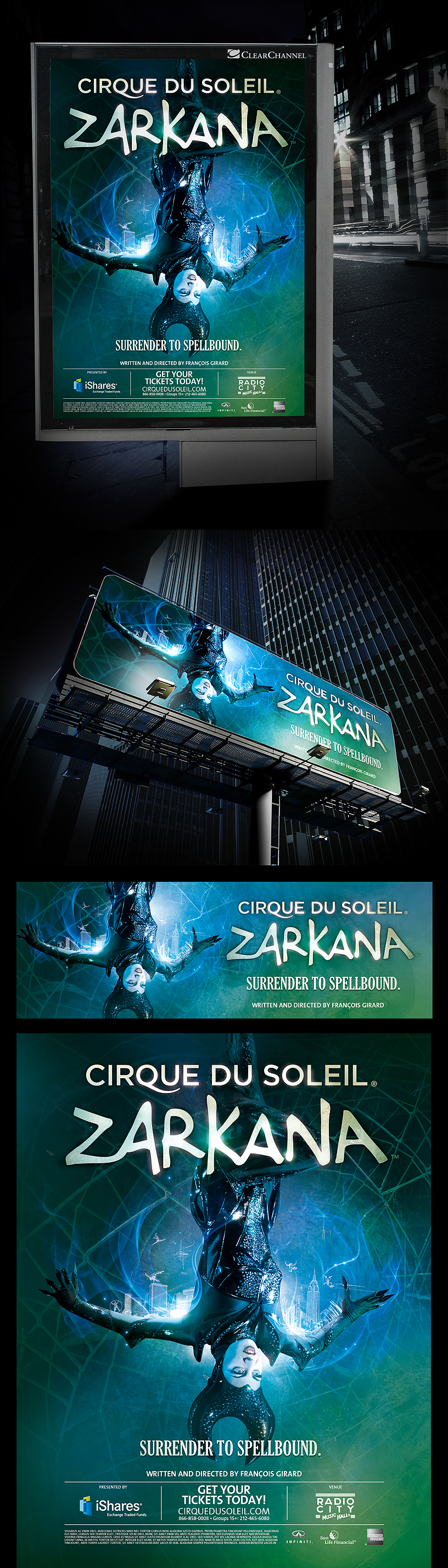 Zarkana cirque du soleil NY Acrobatic Magic   light
