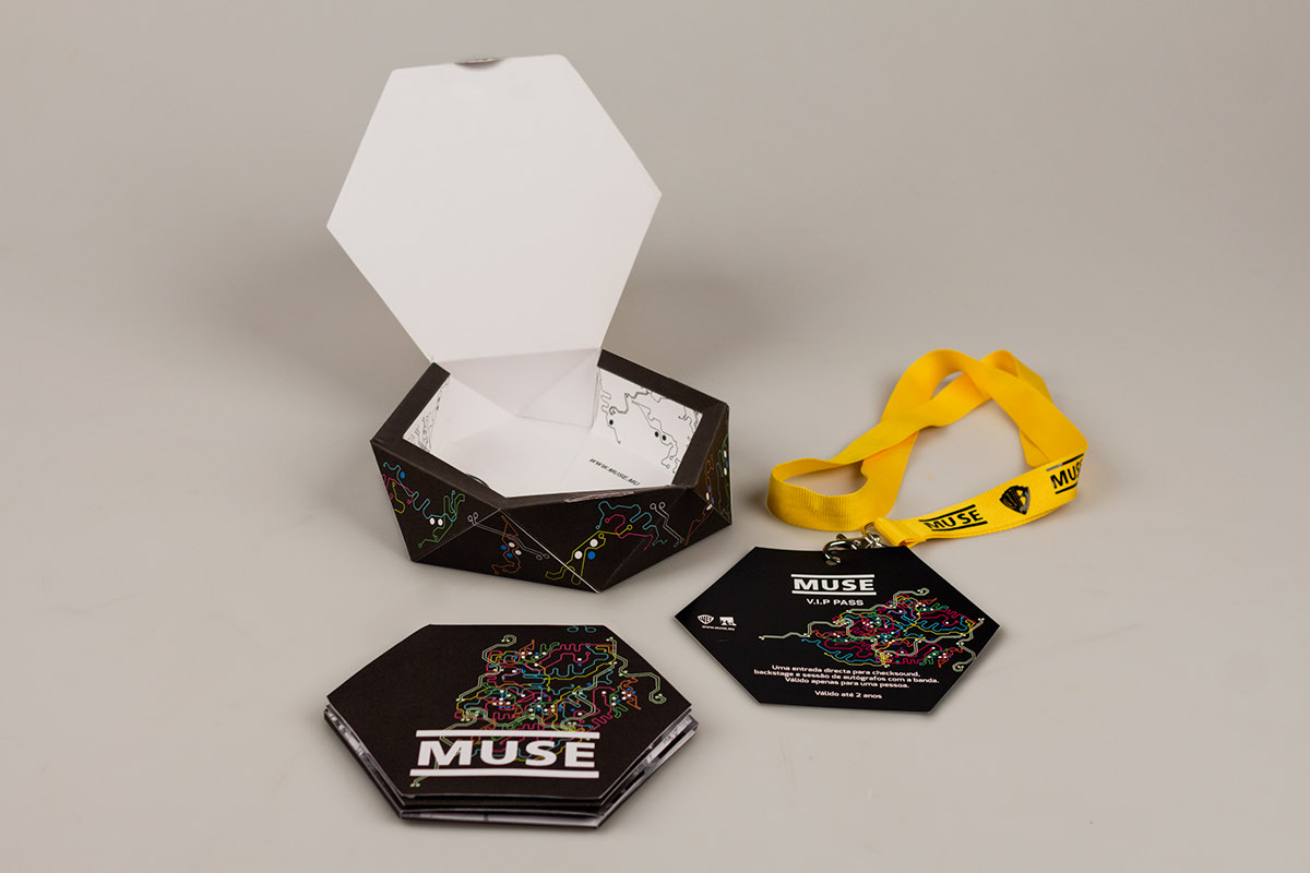 muse cd Show limited edition band Pack catalogue set