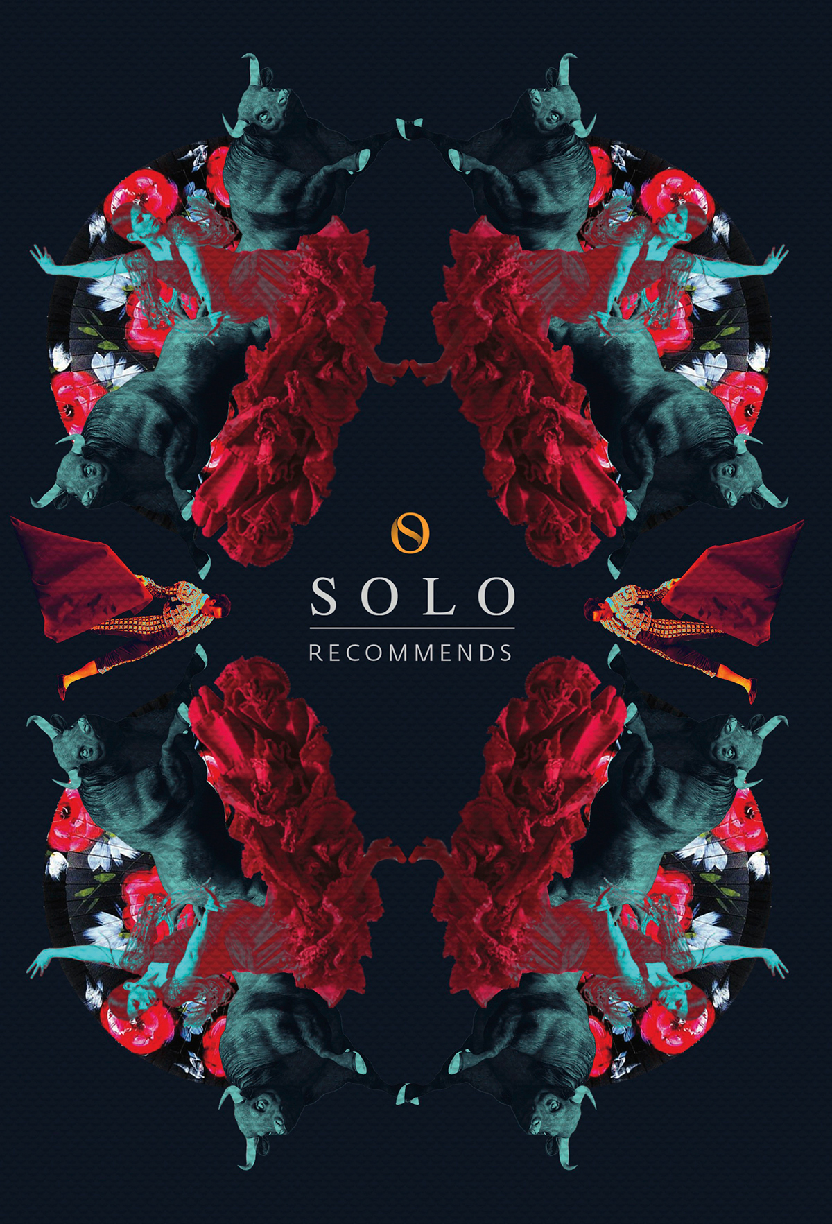 magazine solo colorful kaleidoscope spain bull Toreo Flamenco Fashion  Flowers