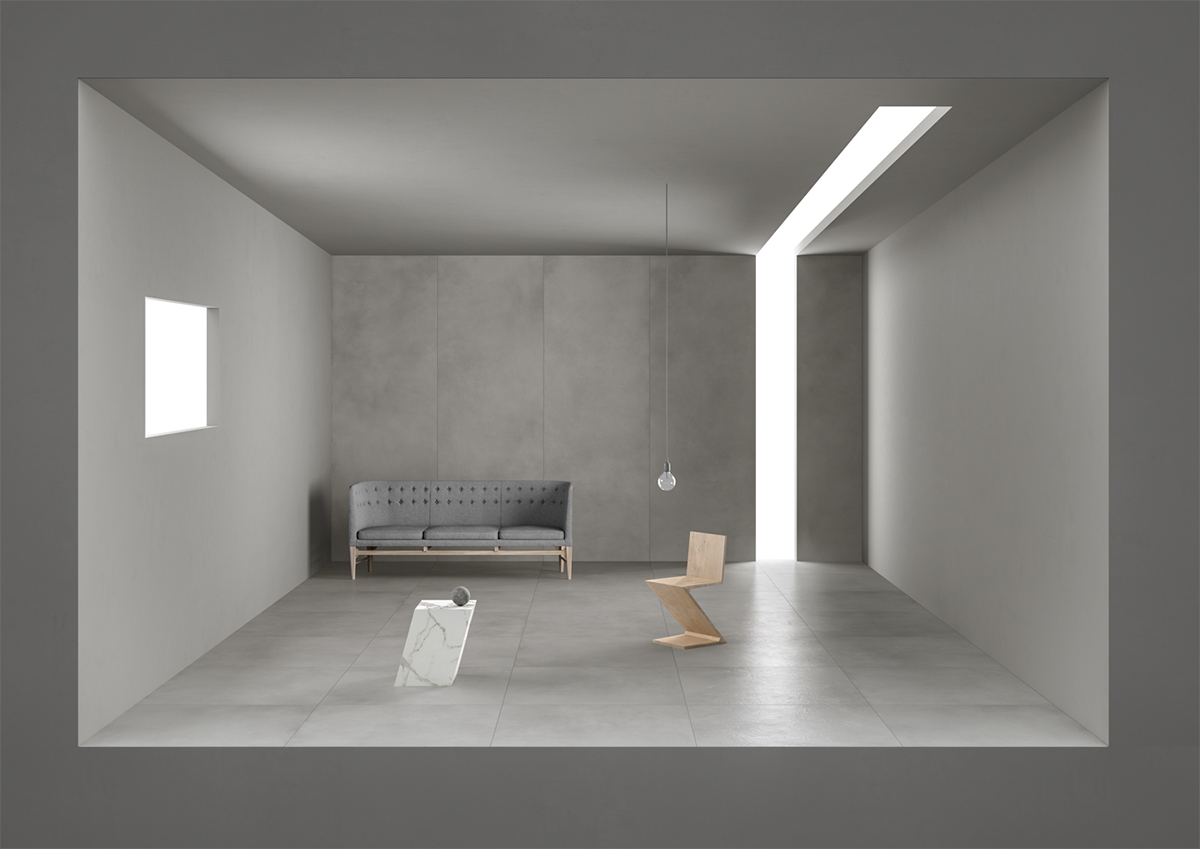 art direction  design 3D Render general catalogue architectural surfaces Graniti Fiandre matters