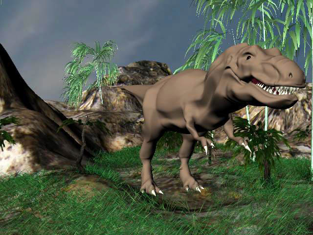 3-D Design  Dinosaurs modeling Maya dinosaurs