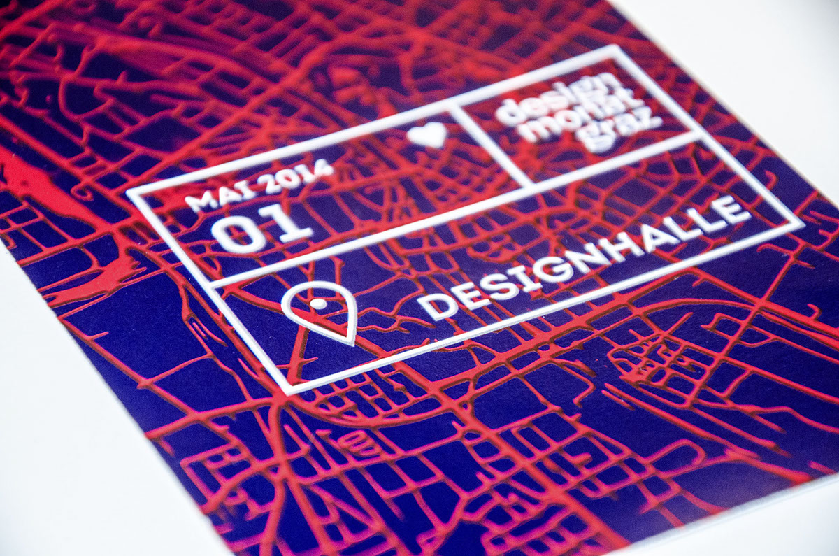designmonat Event poster CI magazine citylight pulsating design art Exhibition  Design Month