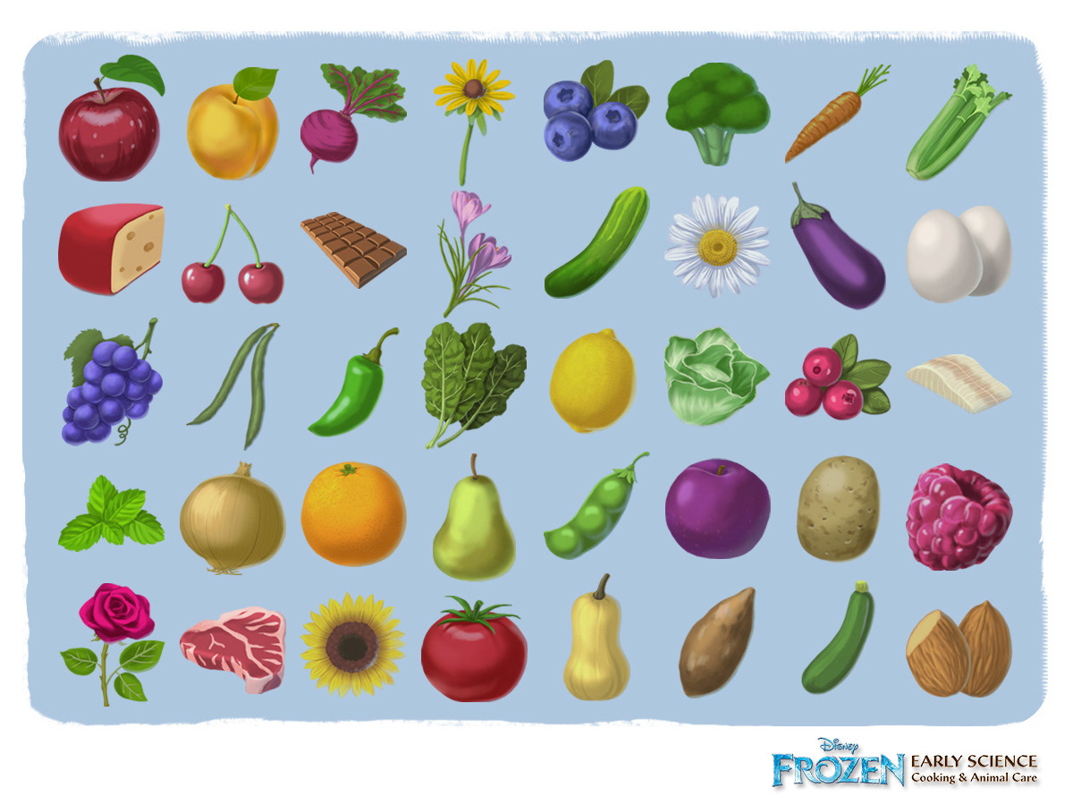 app application Icon ILLUSTRATION  UI ui design vegetables cooking fruits
