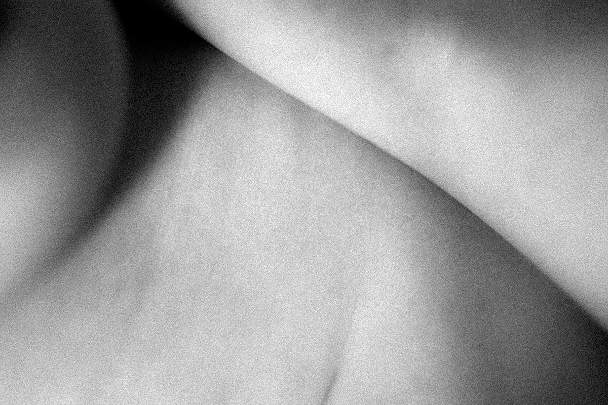 black and white nude abstract